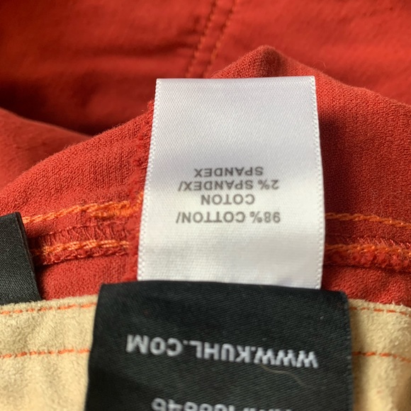 KUHL Kory Skirt Corduroy Outdoors Hiking Burnt Sienna Size 2 - Picture 7 of 7